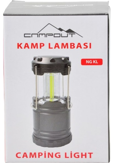 Nurgaz Campout Led Kamp Lambası Gri