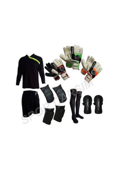 Kaleci Forma,Şort,Dizlik,Dirseklik,Çorap,Tekmelik,Eldiven Set (232260205) Çok Renkli