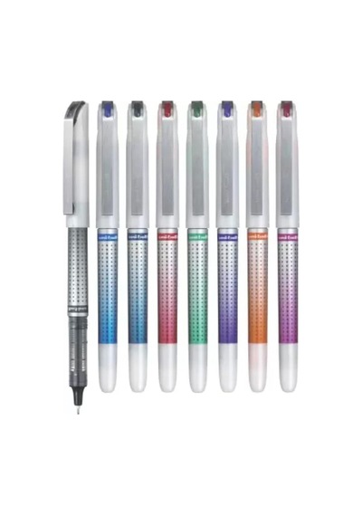 Mavi Siyah Kırmızı Pilot Kalem 5 Adet Uniball Eye Needle 0.7 Mm İğne Uçlu Pilot Kalem Ub-187s İ Tek Renk