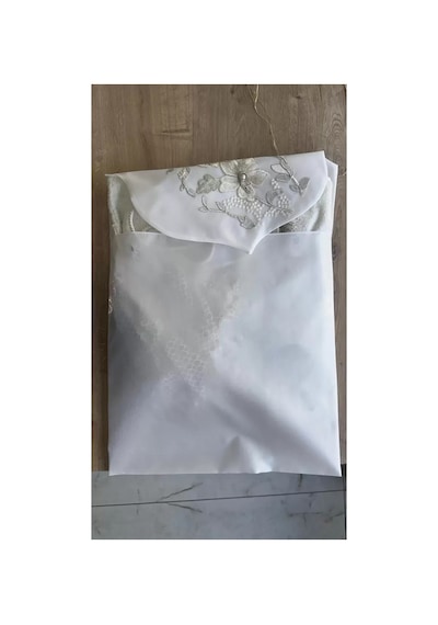 Fransız Güpürlü Zarf Bohça Nişan Söz Saten Bohça Lüks 3 Boyutlu Çeyizlik Bohça 50x50 Cm 1 Adet Bzckh791 Çok Renkli