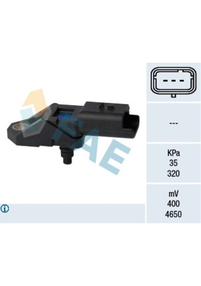 Fae 15108 Sensor Emme Borusu Basınçı Ford Galaxy 2.2 08 11 Mondeo Iv 07 11 2.2 Cıtroen C5 2.2 Hdı 08 Jag 6g9q-9f479-ab-1427942 -