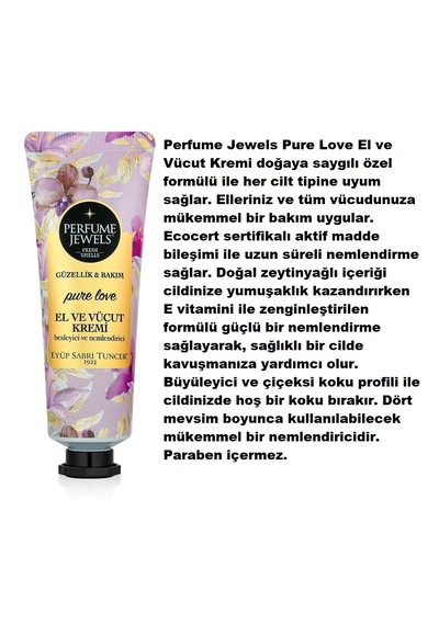 Eyüp Sabri Tuncer Parfume Jewels Serisi El Ve Vücut Kremleri 50 Ml X 4 Adet