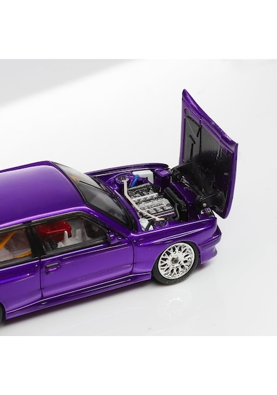 Mortal Model Bmw E30 M3 Group A Metallic Purple Mor Pleksi 1/64