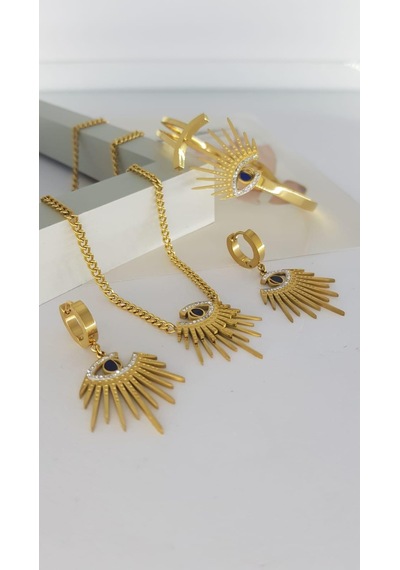 Sones Çelik Takı Setleri Sns500846 Gümüş - Rose Gold
