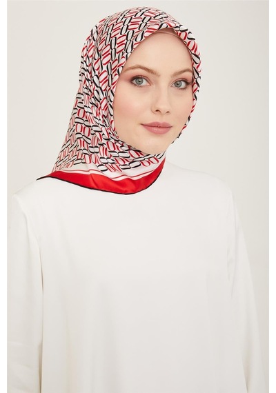 Armine Sura İpek Eşarp 24ya9149 31 - Desenli