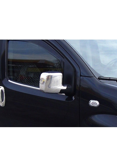 Fiat Fiorino Uyumlu 2008 Ve Üzeri Ayna Kapağı 2 Parça Abs Krom Kaplama