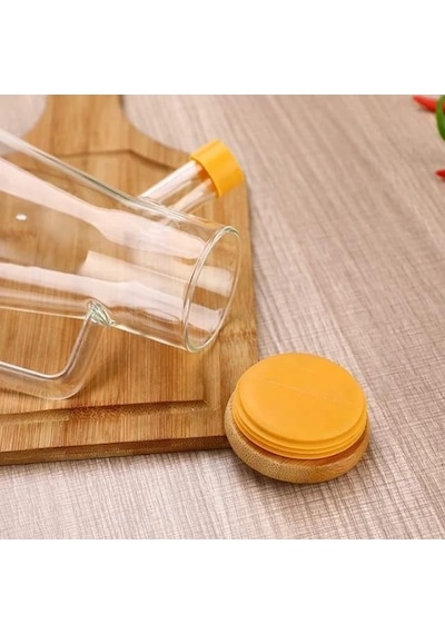 900 Ml 2 Adet Borosilikat Cam Yağdanlık,termisil Isıya Dayanıklı Yağlık Ve Sirkelik,zeytin Yağı,limon Suyu Ve Sirke İçin Yağ Şişesi 2 Adet Çok Renkli