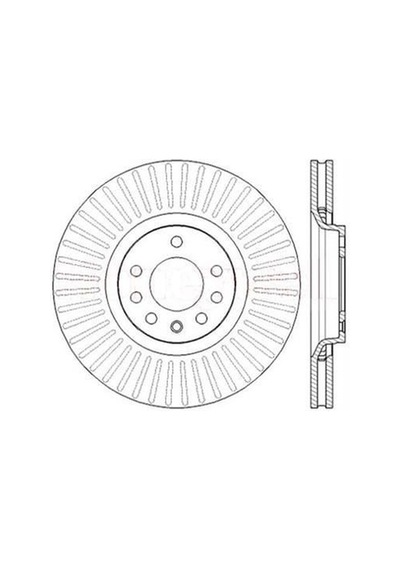 Bosch 0986479571 Ön Fren Diski Z20leh Astra H Zafira B 93185817