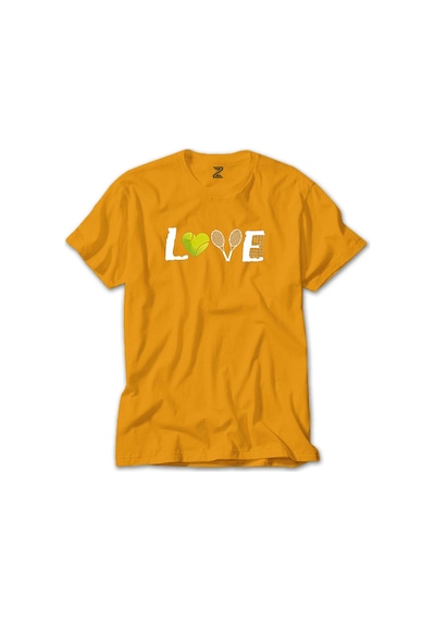 Tennis Love Sarı Tişört