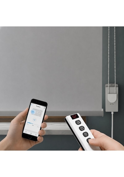 Rovline Akıllı Perde Motoru Rv200 Stor Perde Zincire Montaj