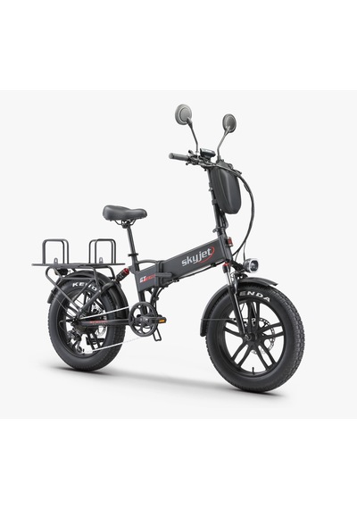 Skyjet Gtııı Pro Elektrikli Bisiklet Ayna Ve Çanta Hediyeli Siyah