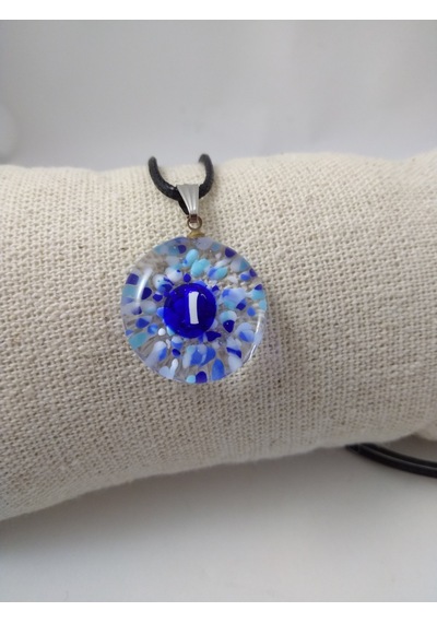Cam Harf Kolye – Handmade El Yapimi Murano– (I) Harfi Modeli Ürü Kırmızı