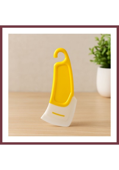 Storeşahin Mini Silikon Spatula - Yağ Ve Leke Kazıyıcı Plastik Saplı Shn0720 Çok Renkli
