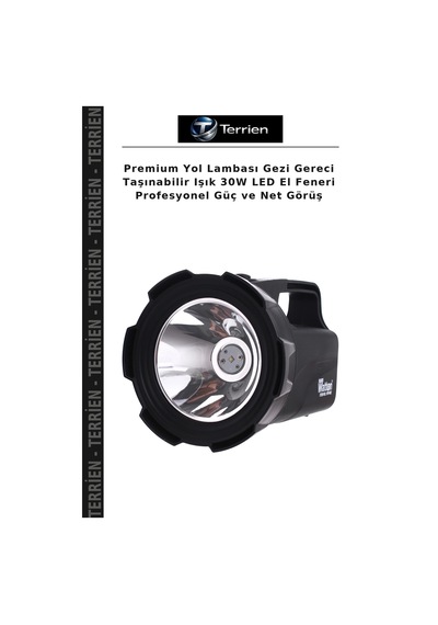 Premium Yol Lambası Gezi Gereci Taşınabilir Işık 30w Led El Feneri Profesyonel Güç Ve Net Görüş Belirtilmemiş