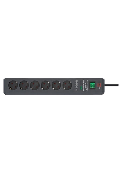 Brennenstuhl Secure-Tec 19.500 Amper 6 Soketli 2 Metre Akım Korumalı Priz - 1159540366
