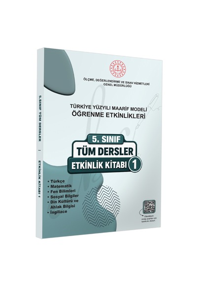 2026 Meb Ortaokul 5.sınıf Tüm Dersler Etkinlik Kitabı 1-2 Türkiye Yüzyılı Maarif Modeli Baskı Ücreti