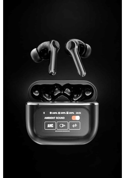 Yeni Nesil Bluetooth Kulaklık Ekranlı Yüksek Ses Kaliteli Uzun Şarj Süreli - Lisinya