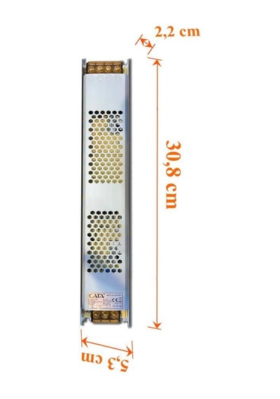 Cata Ct-2677 21 Amper Slim Fansız Led Trafosu 252w