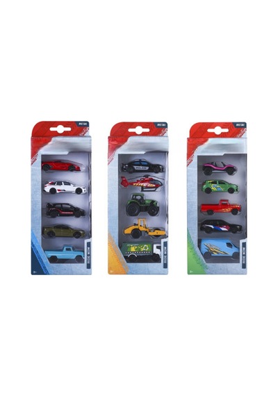 Street Cars 5'li Araç Seti - Özel Seri Smb-8501004000 Kırmızı