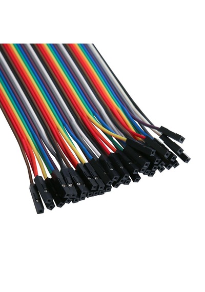 3x40 Adet Jumper Kablo , Erkek Dişi, Kablo Geçmeli Köprü 28awg Te