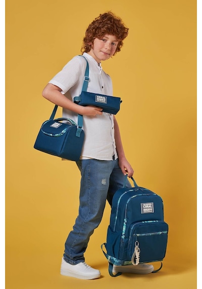 Siyah Galaxy Desenli 3 Lü Okul Çanta Seti Set0123644 Nefti Çok Renkli