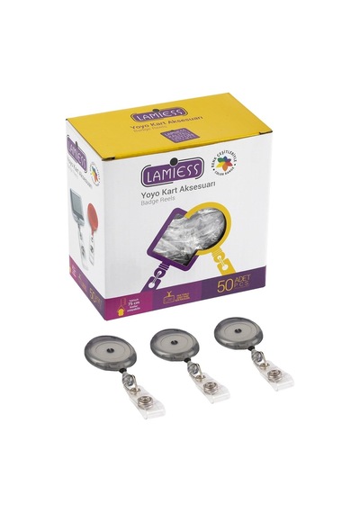Lamiess Lms 351 Yuvarlak Yoyo Şeffaf 50'Li