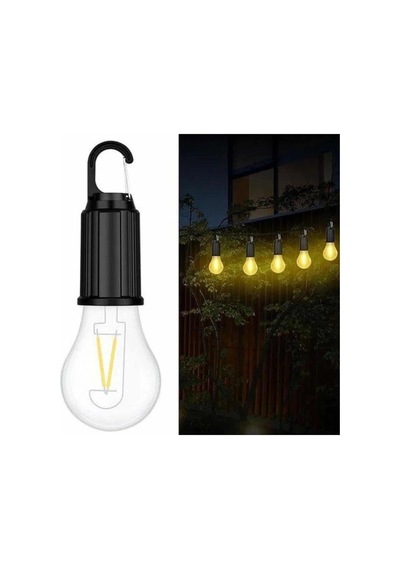 Kargo Şarjlı Dekoratif Kamp Lambası Askılı Ampul Led Işık Type-c Girişli Najmaddin Çok Renkli