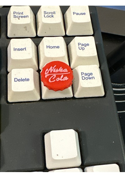 Nuka Cola Keycap 2 Li Set Fallout Temalı Mekanik Klavye Tuş Baş