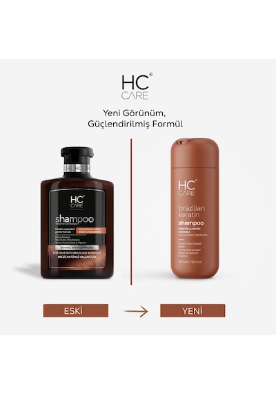 Hc Care Brezilya Fönlü Saçlar İçin Sülfatsız Şampuan 300 ML