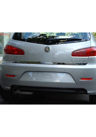 Alfa Romeo 147 Formlu Krom Bagaj Alt Çıtası Paslanmaz Çelik N11.3115