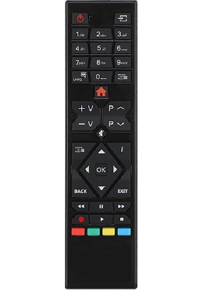 Finlux Uyumlu - Finlux Uyumlu  Uydu Alıcılı Led Televizyon Kumandası Baklava Göbe