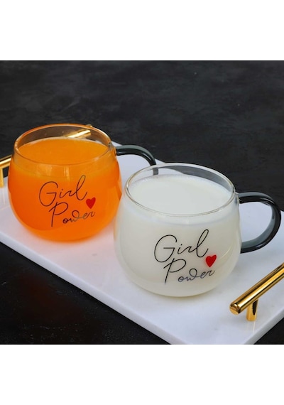 Perotti 2 Adet Girl Power Cam Kupa Magnolya Bardağı 400 ML 13770