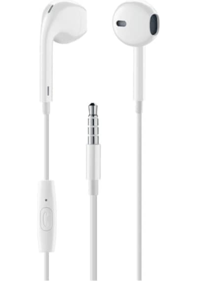 Cellularline Musıc Sound Capsule Mikrofonlu Kablolu Kulaklık Beyaz -