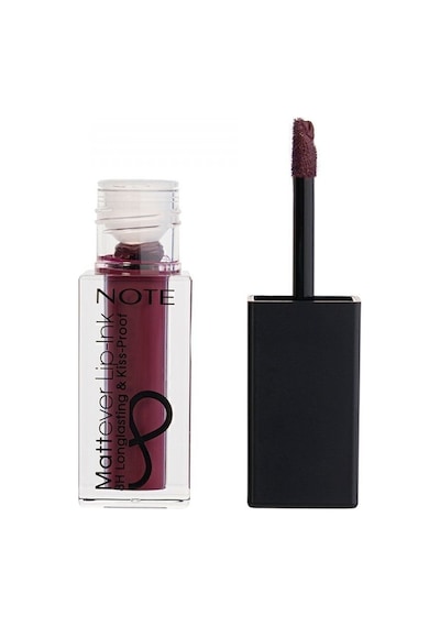 Note Cosmetique Mattever Lip-Ink Mat ve Kalıcı Likit Ruj 16 Plum Queen - Mor