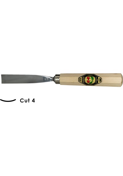 Kirschen Düz Oluklu Ağız Oyma Iskarpelası Cut4 - 20Mm