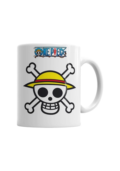 One Piece Jolly Roger Kupa Bardak Porselen No34679 Karışık