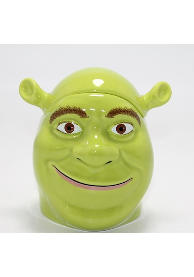 3d Shrek Tasarımı Porselen Kupa Bardak Büyük Boy Çok Renkli
