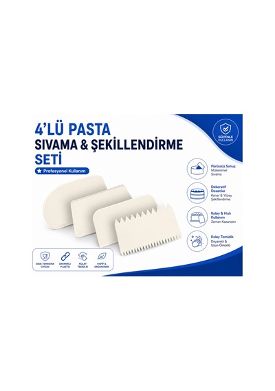 4lü Hamur Kazıyıcı Set