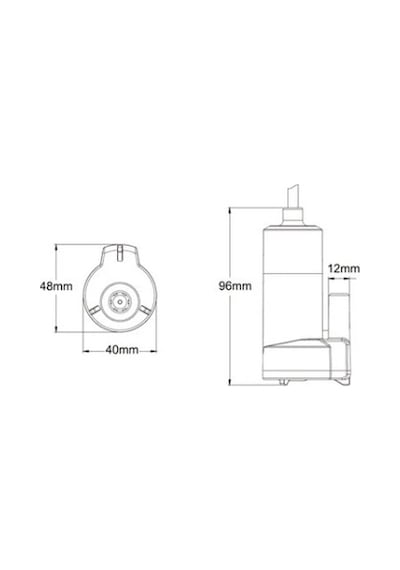 Sealux Marine Mini Karavan & Livar Depo Pompası 12lt/dk 12v