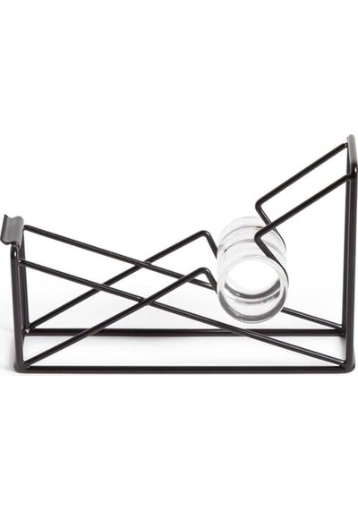 U Brands Vena Tel Bant Dispenseri, Metal, Siyah, 1 Adet