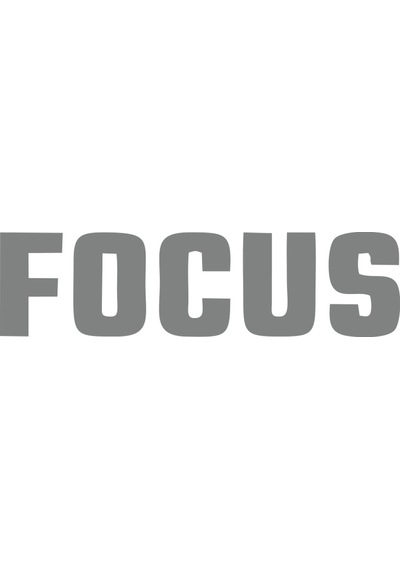 Focus Araba Sticker 17x17 Cm Gri