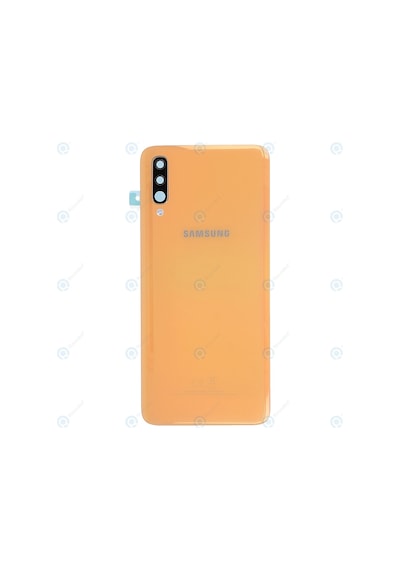 Samsung Galaxy Uyumlu A70 Kasa Kapak Sm-a705f - Yan Tuşlar Dahil - Mercan Mercan