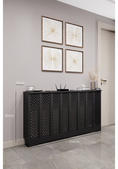Petek Kaplama Modern Radyatör Kapatma Ünitesi Ön Panel Mdf Tasarım İç Ölçü 156 Cm Dış Ölçü 160 Cm Petek 156 Siyah D7 Petek Kaplama Modern Radyatör Kapatma Ünitesi Ön Panel Mdf Tasarım İç Ölçü 156 Cm Dış Ölçü 160 Cm Petek 156 Siyah D7