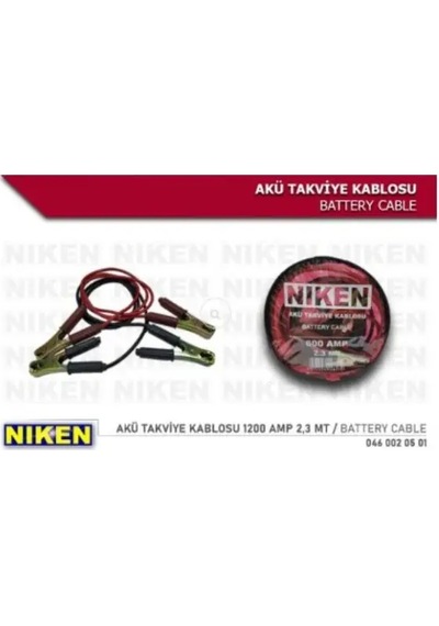 Aku Takvıye Kablosu Takım 2,3 Mt 1200 Amper