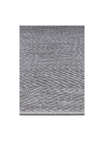 Berena Naturel Jüt Halı Örme Kilim Sisal Hasır Halı Mutfak Balkon Halısı Gri-140x200