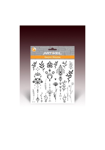 Botanik -2 Geçici Dövme,geçici Tattoo ,vücut Dövme,kol Bilek Dövme,boyun Dövme,sırt Dövme