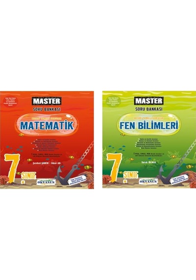 Okyanus Yayınları 7.Sınıf Master Matematik/Fen Bilimleri Seti