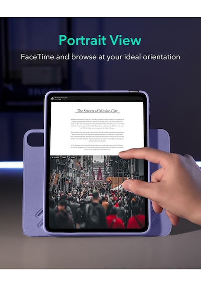 Apple Uyumlu iPad Pro 11 M5 M2-4.nesil M4-7. Nesil 2024 Shift Manyetik Kılıf Kapaklı Kılıf