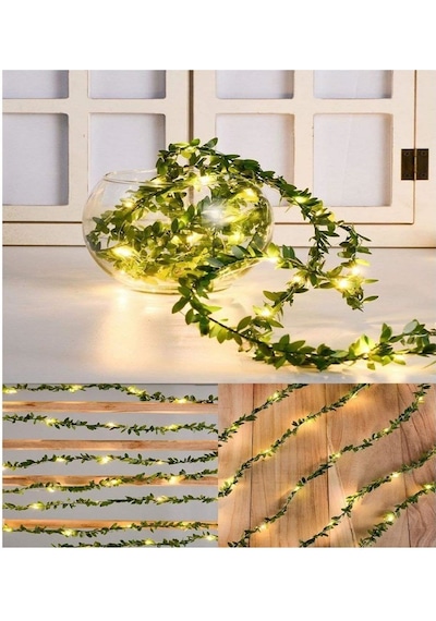 Yeşil Sarmaşık Peri Led Işık 3 M Sarı