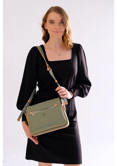 Just Polo Kadın Çantası 440113mh Yeşil - Camel